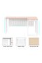 Bentuk 139-14L oak Modern Workstation without drawer - 3