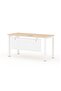 Figura 72-16 oak Modern Workstation without Drawer