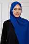Medina Silk Cobalt Blue Shawl - 2
