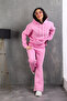 Women's Clothing 3 Thread Hoodie Set, Bottom Top Set, Double Set, Sports Set