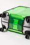 Transparent Suitcase Cover and Suitcase Protective Case * Neon Color Pvc * Green - 3