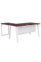 Bentuk 139-14L Apple Cherry Modern Workstation without drawer