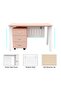 Bentuk 139-12 Oak Modern Workstation - 3