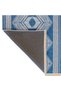 Umay Collection Blue and White Patterned Woven Base Modern Decorative Carpet Umay43 - 4
