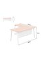 Bentuk 139-14L oak Modern Workstation without drawer - 5