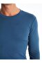 Crew Neck Long Sleeve Combed Cotton Men's T-Shirt (W4) - 3