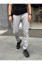 Men's Slim Fit Trousers-1517- Gray