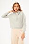 Gray Women's Collared Sweatshirt - Peroni - 4