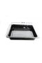 Enameled Fireproof Non-Stick Baking Tray Enameled Square 26.5cm X 30cm Black Tray - 2