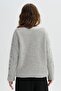 Gray Perforated Knitwear Sweater - 6
