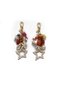 Sea Shell Colored Dangle Earrings (7cm) - 2