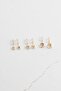Minimal Multiple Earrings Set - 4