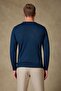 Petrol Blue Knitwear 1003-7 - 3