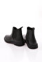 Men's Rubber Sole Chelsea Boots Black Floater Genuine Leather 61310223210 - 3