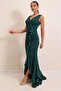 Double Breasted Neckline Flounce Front Fish Dress - 2