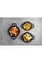 3-Piece Granite Cast Iron Pan Set 22 Cm-20 Cm-18 cm Gift, Dowry, Luxury