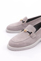 3821 Women's Buckle Loafer Shoes - 4