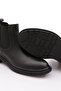 Men's Rubber Sole Chelsea Boots Black Floater Genuine Leather 61310223210 - 4