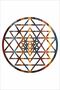 Flower of Life, Sri Yantra, Torus and Yin Yang Set of 4 Wall Painting - 3