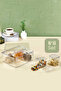 5-Piece Closet Organizer with Lid - Bathroom, Kitchen and Make-up Storage Container