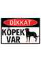 Rottweiler Photo Caution Dog Present Aluminum Warning and Directional Sign - 15cm X 22.5cm