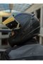 RAPID 2 CRYPT MAT SİYAH KASK (gri vizörlü) - 6