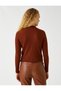 Rollkragenpullover Strick Gemustert Kaschmir Strukturiert - 4
