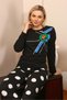 Fashion Line Women Long Sleeve Combed Cotton Pajamas Suit 4176 - 4