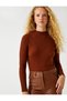 Rollkragenpullover Strick Gemustert Kaschmir Strukturiert - 2