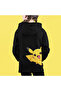 سويت شيرت للأطفال من PIKACHU بطبعة أمامية وظهرية بغطاء للرأس بدون جيب - 2