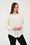 Standard Size Comfortable Fit Sleeve Tight Woven Knitwear Sweater - 6
