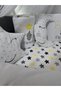 70X120 Name Embroidered Baby Sleeping Set - Luxury Mosquito Net and Apparatus Included - Elephant Star Motif - 8