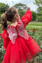 Girls Baby Girls Kids Birthday Party Wedding Dress Tulle Tutu Lined Children's Clothing Baby Wear Dress - 4