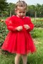 Girls Baby Girls Kids Birthday Party Wedding Dress Tulle Tutu Lined Children's Clothing Baby Wear Dress - 7