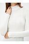 Long Sleeve T-Shirt Half Turtleneck Textured Slim Fit - 5
