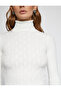 Women's Ecru Sweater 3WAK90376HT - 5
