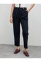 Carrot Pants Button Detailed High Waist - 3