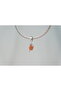 Orange Crab Stainless Steel Charm - 3