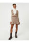 Tweed Salopet Dress Gilet Frilly Thick Straps Patterned - 3