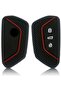 Golf Mk 8 Octavia Leon Caddy Compatible No Smell Anti Impact Scratch Silicone Key Case - 3