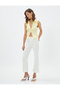 X Selected by Melis Ağazat - High Waist Crop Flare Jeans