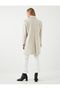 Stitched Coat Double Breasted Closure Buttoned with Pockets - 4