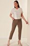 Lycra Plus Size Trousers with Elastic Waist