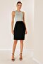 Women's Imported Crepe Cube Skirt