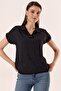 Polo Neck Double Sleeve Ayrobin Blouse - 2