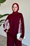 Burgundy Shirt and Long Suit Set - 3