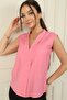 V-Neck Stone Detailed Blouse