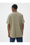Pocket Detailed Short Sleeve Regular Fit Crew Neck Cotton T-Shirt - 4