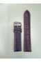 R4102W Leather Strap - Navy Blue - White - 20mm - 4