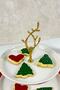 2 Tier Porcelain Cookie Holder Treat Serving Bowl Plate - 2